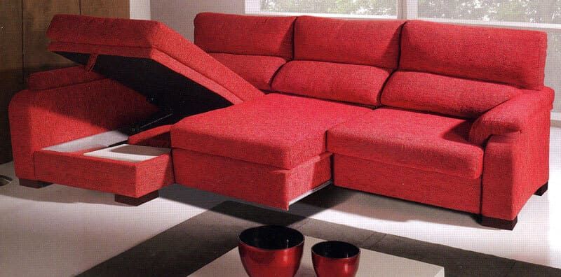 Muebles & Tapizados Tran sofá rojo