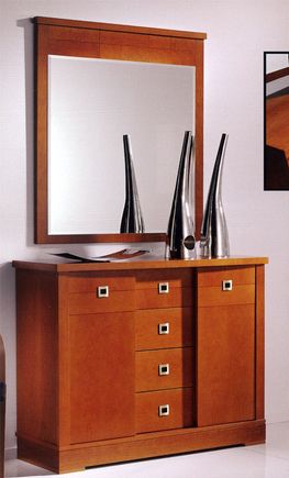 Muebles & Tapizados Tran cajones con espejo